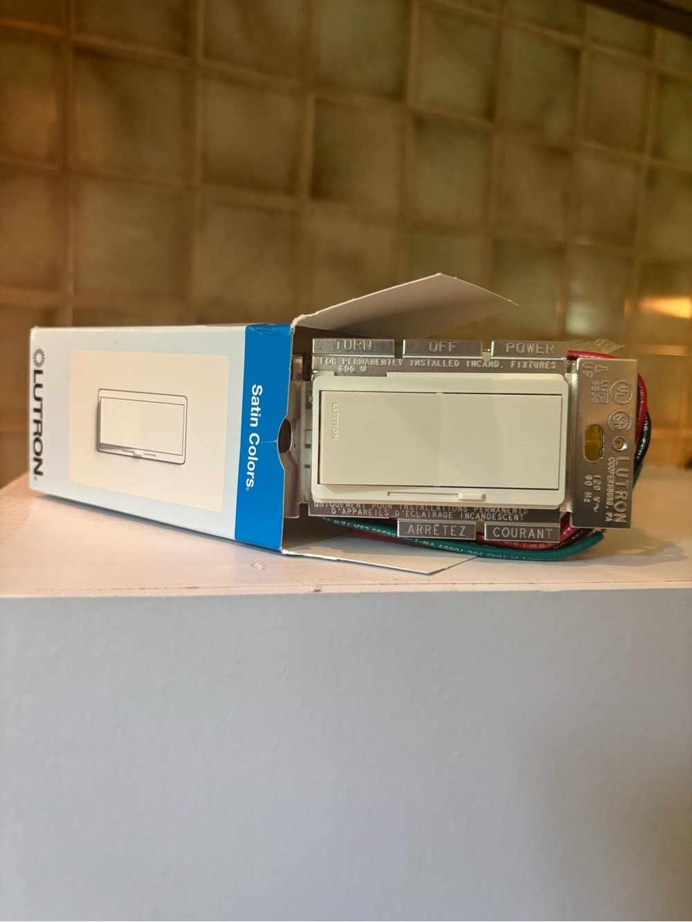 Lutron SC-3PS-BI -3 Way  General Purpose Switch Biscuit